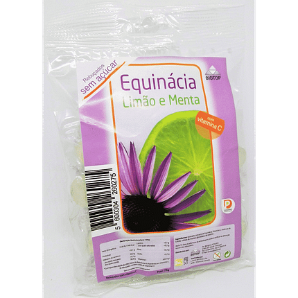 Rebuçados Equinacea Limão e Menta 75gr