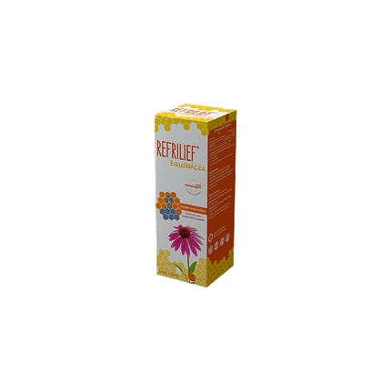 Refrilief Extrato de Equinácea, suplemento alimentar sem açúcar, sem álcool, sem glúten, sem lactose