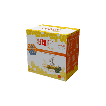 Refrilief Rapid, suplemento alimentar sem açúcar, sem lactose