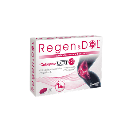 Regen & Dol UCII, suplemento alimentar sem açúcar, sem glúten e sem lactose