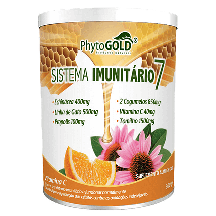 Sistema Imunitário 7, excelente sabor a citrino (ananás)