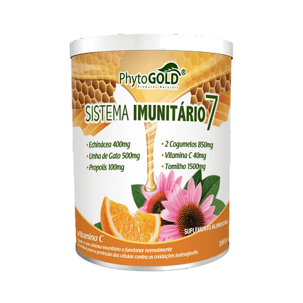 Sistema Imunitário 7 Suplemento Alimentar Phytogold