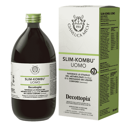 Slim Kombu Uomo, suplemento alimentar sem açúcar, sem álcool, sem glúten