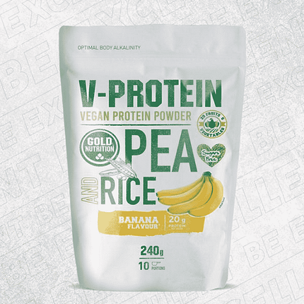V-Protein Banana, proteína sem açúcar, vegan