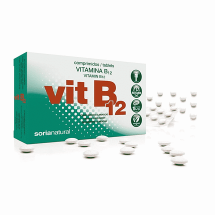 Vitamina B12 Retard, suplemento alimentar vegan