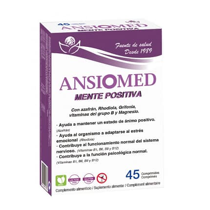 Ansiomed Mente Positiva Suplemento Alimentar Bioserum Sistema Nervoso