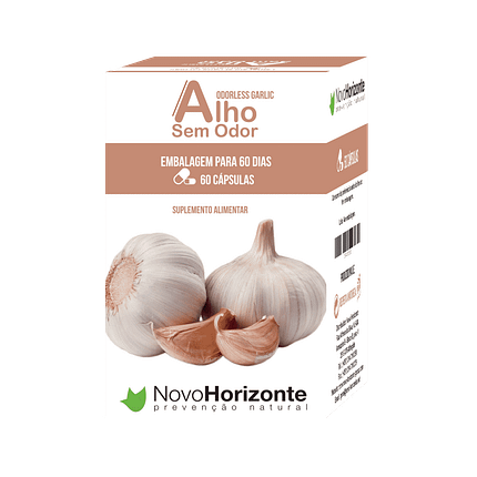 Alho sem Odor 1000 mg, suplemento alimentar