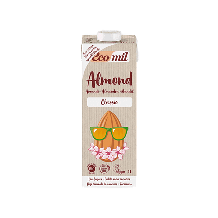 Bebida de Amêndoas Classic, biológico, sem glúten, vegan e vegetariano