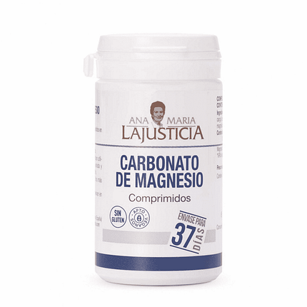 Carbonato de Magnésio Comprimidos, suplemento alimentar sem glúten, vegan