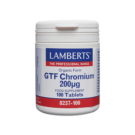GTF - Crómio 200 µg, suplemento alimentar