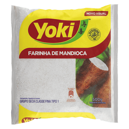 Farinha de Mandioca Crua, sem glúten