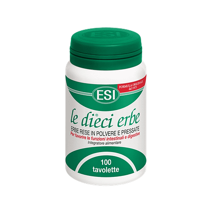 Le Dieci Erbe, suplemento alimentar sem glúten, vegan