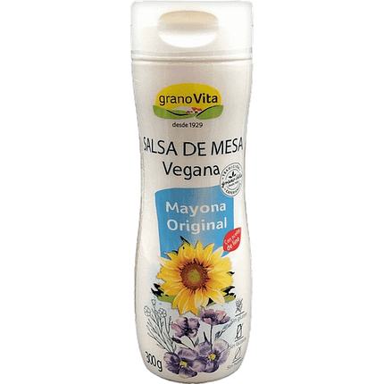 Maionese Original, sem glúten, sem lactose, vegan, vegetariano