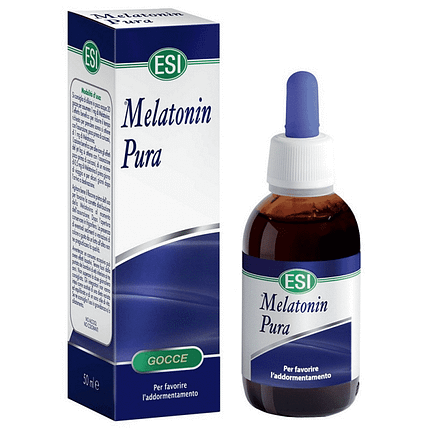 Melatonina Pura Gotas, suplemento alimentar sem glúten, vegan