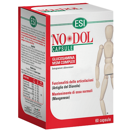 No Dol 60 Cápsulas, suplemento alimentar
