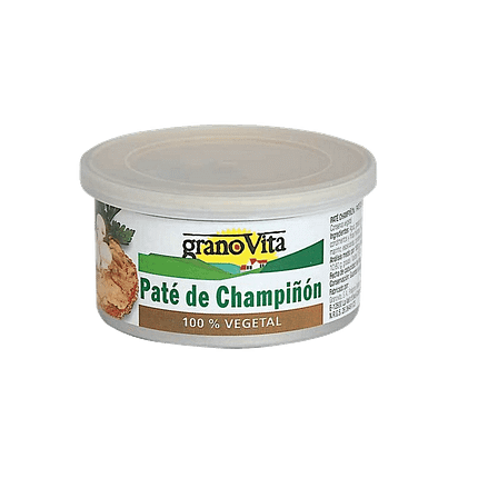 Patê de Cogumelos, sem glúten, sem lactose, vegan