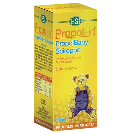 PropolBaby Xarope, suplemento alimentar sem glúten, vegetariano