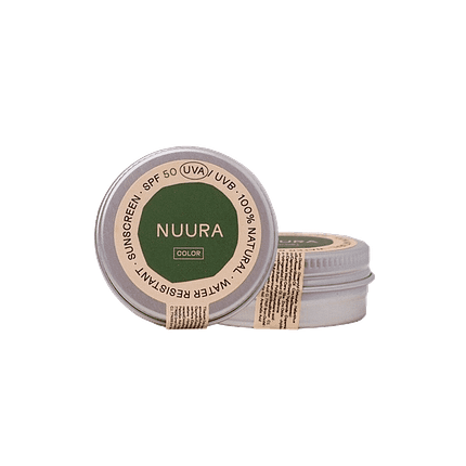 Protetor Solar SPF50 em Lata com Cor, ingredientes biológicos