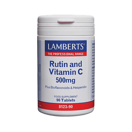 Rutina + Vitamina C 500 mg + Bioflavonoides, suplemento alimentar