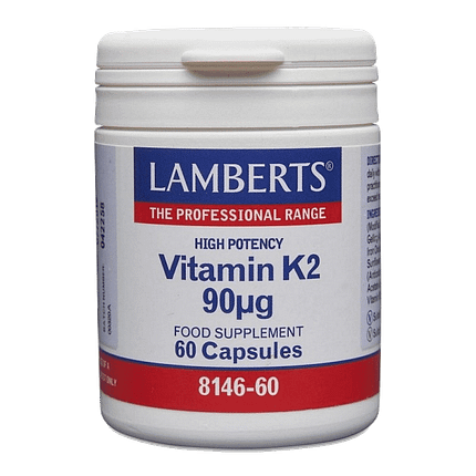 Vitamina K2 90µg, suplemento alimentar vegan e vegetariano