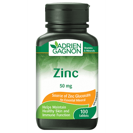 Zinc 50 mg, suplemento alimentar