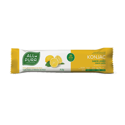 Barra de Cereais Konjac Limão