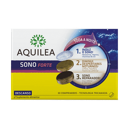 Aquilea Sono Forte, suplemento alimentar sem glúten e sem lactose