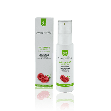 Gel Lubrificante de Framboesa, com ingredientes biológicos