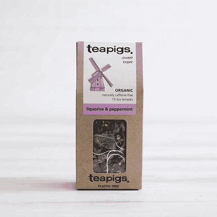 Infusão Alcaçuz e Hortelã Pimenta, com ingredientes biológicos, vegan