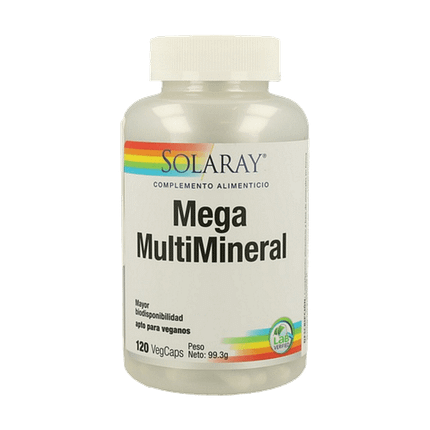 Mega Multi Mineral, suplemento alimentar vegan