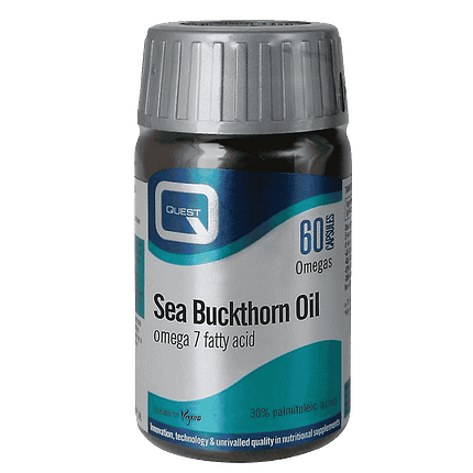 Óleo Espinheiro Marítimo Omega 7, suplemento alimentar sem glúten, vegan e vegetariano