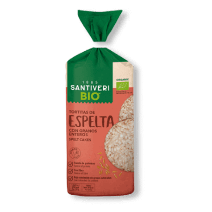 Bolachas de Espelta Biológicas Alimentação Santiveri