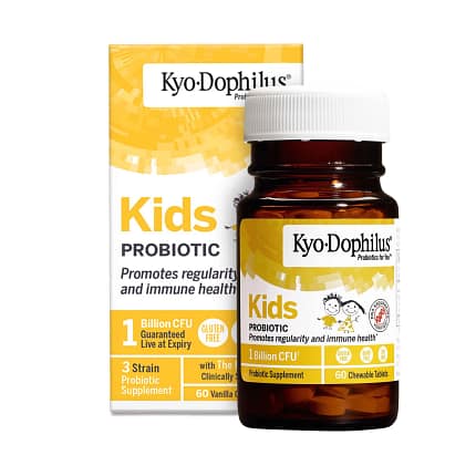 Kid's Kyo-Dophilus Kyolic Suplemento Alimentar Probióticos Crianças