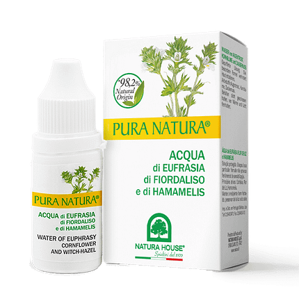 Água de Eufrásia, Flor de Liz e Hamamélis, para o rosto