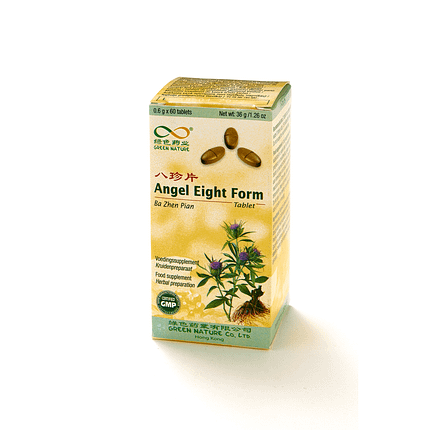 Angel Eight Form (Ba Zhen Pian), fitoterapia chinesa