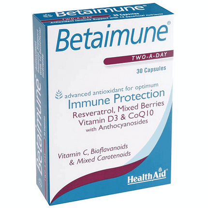 Betaimune, suplemento alimentar sem açúcar, sem glúten, sem sal