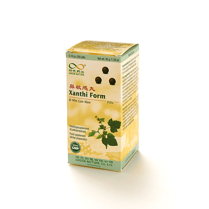 Xanthi Form (Bi Min Gan Wan), fitoterapia chinesa