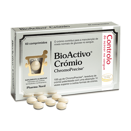 BioActivo Crómio, suplemento alimentar vegetariano