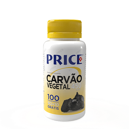 Carvão Vegetal 450 mg, suplemento alimentar