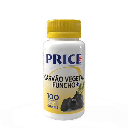 Carvão Vegetal + Funcho, suplemento alimentar