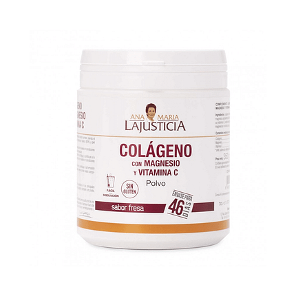 Colagénio com Magnésio + Vitamina C em Pó, suplemento alimentar sem glúten