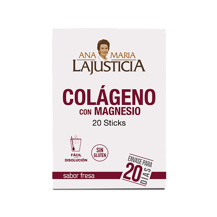 Colagénio com Magnésio, suplemento alimentar sem glúten