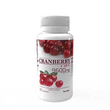 Cranberry + Vitamina C, suplemento alimentar