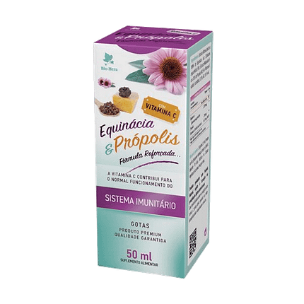 Equinácia e Própolis com Vitamina C, suplemento alimentar