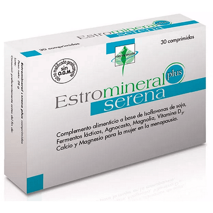 Estromineral Plus Serena, suplemento alimentar sem glúten e sem lactose