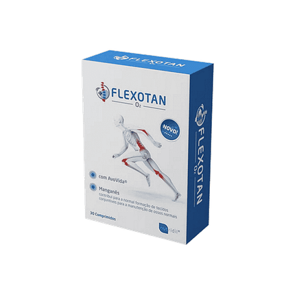 Flexotan O2, suplemento alimentar sem açúcar, sem glúten e sem lactose