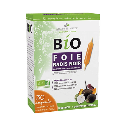 Foie Radis Noir Bio, suplemento alimentar
