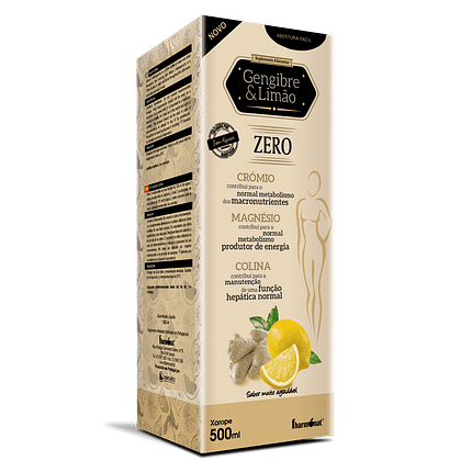 Gengibre e Limão Zero, suplemento alimentar