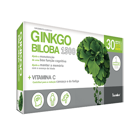 Ginkgo Biloba 1500 mg, suplemento alimentar