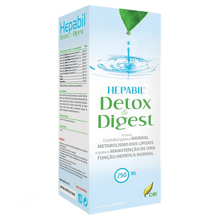 Hepabil Detox & Digest, suplemento alimentar